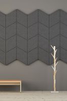 Panel acústico de fibra de poliéster para decoración de interiores Panel de fieltro acústico ignífugo para estudio