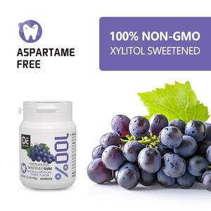 <span class=keywords><strong>Chewing</strong></span>-<span class=keywords><strong>gum</strong></span> sans sucre au xylitol DC24 Daily Care, approuvé par les dentistes, protection contre les caries, délicieuse saveur raisin (<span class=keywords><strong>60</strong></span> unités) - Product Image 5