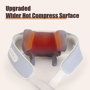 Masajeador de cuello profesional, masajeador de cuello y espalda Shiatsu recargable, con calor calmante, 1 unidad - Product Image 3