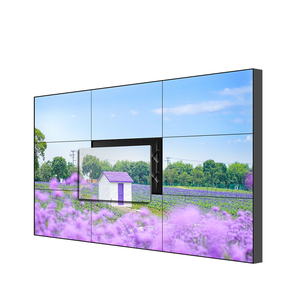 Écran vidéo LCD d'affichage publicitaire intérieur ZGS 46 49 55 pouces 2*2 3*3, mur vidéo à écran partagé, ultra-fin, avec cadre de 0,88 mm et 3,5 mm - Product Image 1