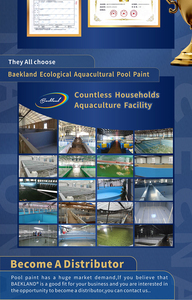 Peinture écologique Baekland pour étangs d'aquaculture, revêtement liquide pour l'eau, élevage de poissons et de crevettes, peinture imperméable pour piscine, couverture de 4 m²/kg - Product Image 4