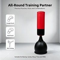 Sac de frappe autoportant, pour l'entraînement au punch et au kick. Convient pour la boxe, le Sanda, le Muay Thai, le MMA, taille et couleur personnalisées disponibles