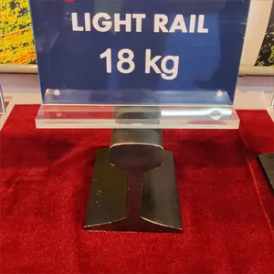 ट्रेन ट्रैक के लिए सर्वोत्तम गुणवत्ता वाले एएसटीएम मानक स्टील रेल ट्रैक लाइट स्टील रेल फैक्ट्री आपूर्तिकर्ता रेल रेलवे
