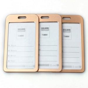 Wholesale Durable Fashion Aluminum Alloy Business <b>Card</b> ID <b>Card</b> <b>Holder</b> with Custom Logo - Product Image 5