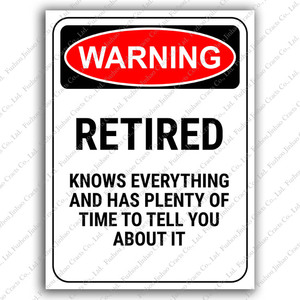 Nessuna zona drammatica non porta quel casino qui intorno Vintage segno di latta decorazione da parete Custom 8 "X12" segni di metallo antico in vendita - Product Image 2