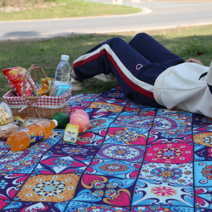 Outdoor Waterproof <b>Picnic</b> <b>Blankets</b>, Portable Boho <b>Picnic</b> Mat Washable <b>Picnic</b> <b>Blanket</b> for Travel Camping Beach Park Grass/ - Product Image 6