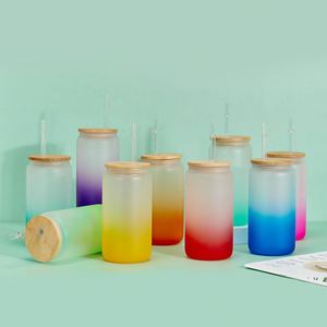<b>Large</b> Capacity 12oz Glass Mason <b>Jar</b> for Road Trip Car Journey Drink - Product Image 3