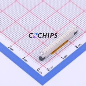 FPC-0.5AL-40PB FFC/FPC Connector SMD,P=0.5mm Connector Drawer Type <b>Single</b> <b>Side</b> Contact / Vertical 40P 0.5mm - Product Image 2