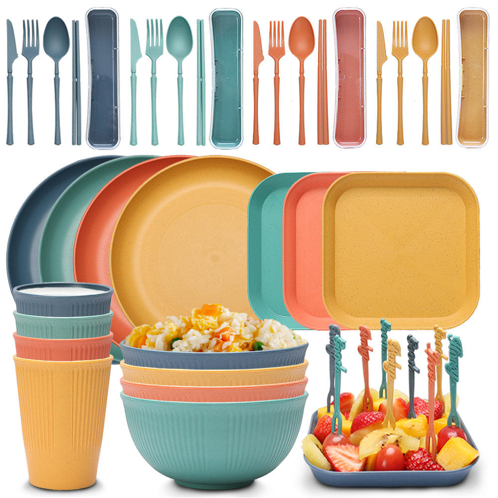Soup Bowl and Spoon Sets Stylish Durable Tableware
