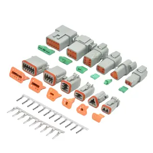 Gamme complète de type Deutsch de fabricants de connecteurs étanches automobiles/faisceau de câblage personnalisé/connexion mâle et femelle