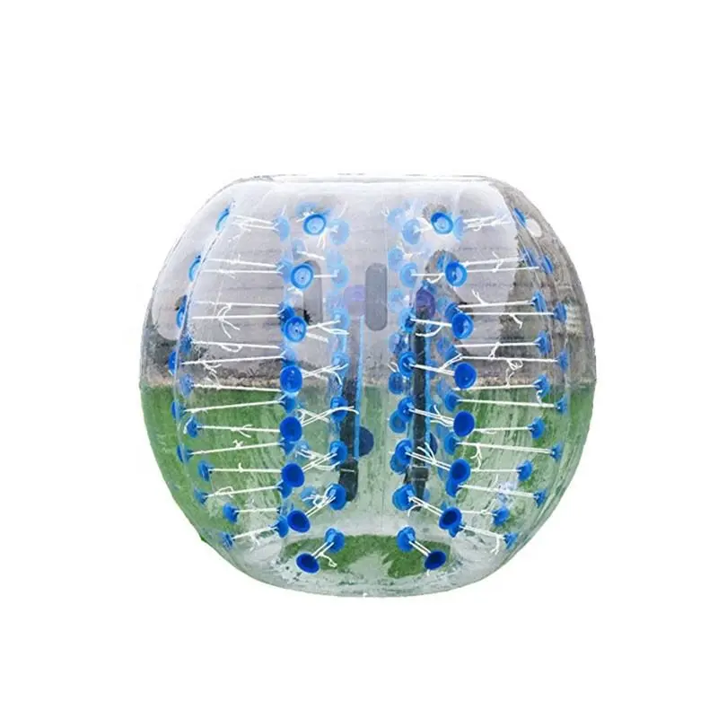 Adult TPU / PVC Inflatable Bubble Ball inflatable bumper Ball Zorb Ball With Colored Dots