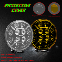 Nouveau phare antibrouillard LED tout-terrain 7 pouces 60W DRL 5400 lumens IP68 classé faisceau laser pour une visibilité accrue