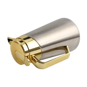 Modern Luxury Stainless Steel Water <b>Kettle</b> With <b>Gold</b> Lid And Handle Thermal Insulation Design - Product Image 6