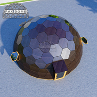 RAXDOME Tente dôme en verre géodésique isolée personnalisée pour l'éco-glamping en Europe