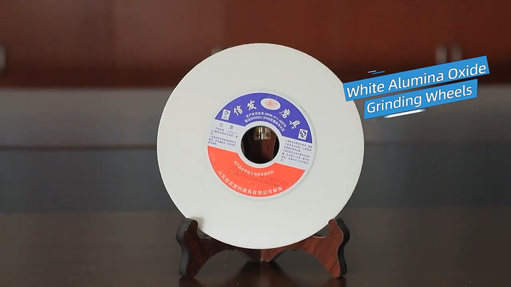 Mounted Grinding Stones – 1.5” & 3” Dia White Corundum Wheels For Rotary Tools, 1/4” & 1/3” Shank, Metal Grinding & Deburring