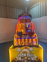 Nouvelle Arrivée : Machine de Jeu Boom Ball de Luxe à Monnayeur pour Parc d'Attractions (Plastique et Fer) Certifiée CE, 1-2 Joueurs, 110V/220V/230V