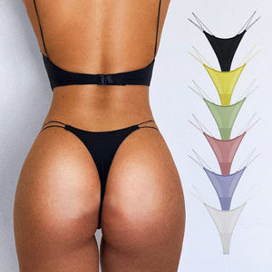 Tanga Sexy de Hilo Fino, Cómoda y Transpirable, Bragas de Algodón para Mujer - Product Image 1