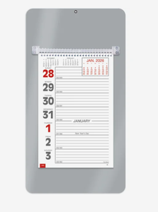 Calendari Memo Personalizzati con Logo 2026, Regalo Promozionale, Fogli Staccabili da Scrivania, Design a Spirale, 12 Mesi, da Appendere a Parete - Product Image 2