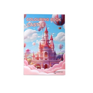 Dibujos animados lindo transfronterizo Halloween <span class=keywords><strong>Navidad</strong></span> cumpleaños <span class=keywords><strong>libro</strong></span> para colorear cubierta <span class=keywords><strong>de</strong></span> papel impreso con 60 hojas páginas interiores - Product Image 4