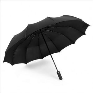 Paraguas Plegable Doble de Vinilo para Sol y Lluvia, Totalmente Automático, 12K, para Negocios - Product Image 5