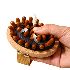 Escova de Massagem Meridian de Madeira de Bétula Personalizada com Logo - Escova de Drenagem Linfática para o Corpo Inteiro Gua Sha - Product Image 3