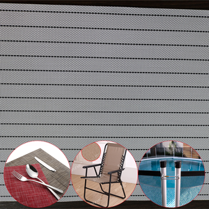 Tela de Malla Teslin de PVC de 1000 Denier, Resistente a los Rayos UV, al Fuego y al Moho, 100% Poliéster, para Cortinas de Exterior y Accesorios para Bolsos - Product Image 1