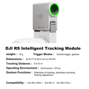 โมดูลติดตามอัจฉริยะสำหรับ DJI RS, สำหรับกล้องวิดีโอสำหรับ DJI stabilizers RS 4 /rs 4 Pro /rs 4 MINI gimbal Trigger ท่าทาง - Product Image 2
