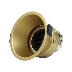 थोक एल्यूमीनियम दौर दीपक भागों GU10 MR16 एलईडी downlight आवास