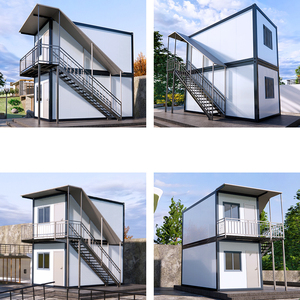 低成本经济型模块化集装箱房屋办公楼商场商店便携式住宅可堆叠即用型集装箱房屋 - Product Image 2