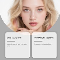 Crème BB hydratante Zephoco (blanc ivoire) - Correcteur hydratant, base de maquillage, fond de teint, crème de maquillage naturelle quotidienne