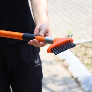 Factory Supply Retractable Dual Power Weed Remover <strong>Patio</strong> <strong>Cleaning</strong> Weeding Wire Brush <strong>Tools</strong> - Product Image 5