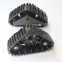 Kit de conversion de chenilles arrière électriques haute performance pour quad, motoneige, kart et roues de ski - Remplacement