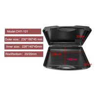 Boîte de rangement portable multifonctionnelle résistante aux chocs Vente en gros Boîte à outils matérielle en plastique PP Boîtier d'ordinateur ODM