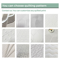 Protège-matelas en coton imperméable anti-acariens, taille King, en tissu éponge, tapis de mahjong tricoté, vente chaude