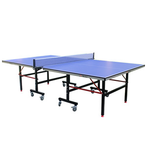 Table de ping-pong Double Fish 201V 280x152.5x76 cm pliable avec roulettes pour usage intérieur et extérieur - Product Image 4