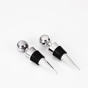 Wine <b>Stopper</b> Metal Cone Shape With Rubber Seal For <b>Bottle</b> Sealing - Product Image 2