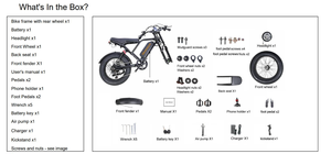 Vélos électriques Fatbike BK20 à pneus larges de 20 pouces, conformes aux réglementations européennes, 250W, 25 km/h, pour les trajets domicile-travail - Product Image 6