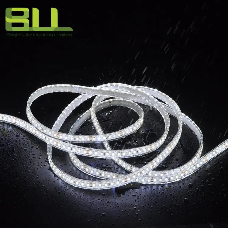 Không thấm nước LED Strip IP68 120LED lạnh trắng 8 mét chiều rộng 2835 LED Strip cho trang trí ngoài trời