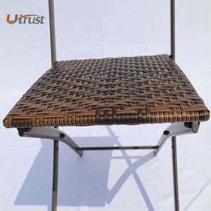 <strong>On</strong> <strong>Sales</strong> Luxury Style Outdoor Rattan <strong>Bistro</strong> <strong>Set</strong> Stainless Steel Dining Table and Chair <strong>Sets</strong> Folding Chair Table <strong>Bistro</strong> <strong>Set</strong> - Product Image 4