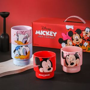 Mickey Friends Ceramic Mug <strong>Set</strong> Cute Cartoon Stackable Coffee Cups for Kids 4Pcs/<strong>Set</strong> with Gift Box for Home Office Gifting - Product Image 2