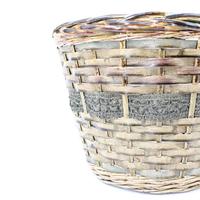 Tissage de panier à fleurs de saule personnalisé, panier de fleurs et de saule, décoration de maison, populaire, qualité supérieure