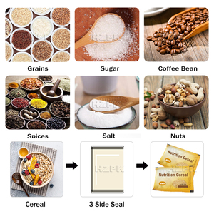 HZPK Spices Pouch Vffs Vertical Form Fill <b>Seal</b> Weighing Multi-function Packaging Machines Powder Packing Beverage Automatic - Product Image 2