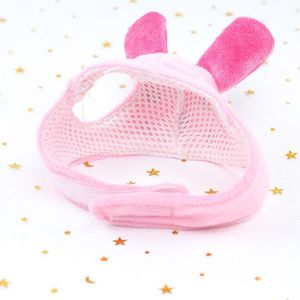 หมวกสุนัขและแมว Shine Pet ลายการ์ตูนกระต่ายสีแดงกุหลาบ แปลงร่างเป็นที่คาดผม น่ารัก ใช้ได้ทุกฤดู - Product Image 1