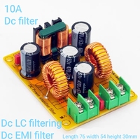 Filtre passe-bas DC LC 4A 10A 20A EMI Éliminer les interférences électromagnétiques DC Commutation PUISSANCE EMC Amplificateur audio de voiture 12V 24V