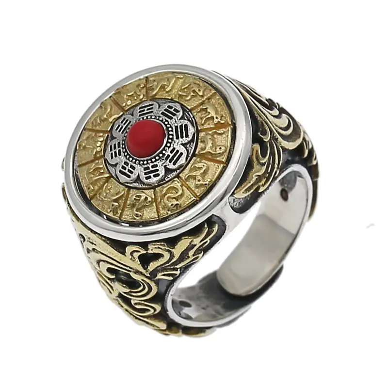Новые женские поворотные серебряные ювелирные изделия в стиле панк мужские кольца из стерлингового серебра 925 пробы мужское кольцо для чемпионата по бейсболу