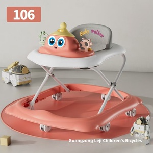 Marche-bébé musical pliable Yiluo pour enfants de 6 à 11 mois, anti-basculement, anti-jambes en O, multifonction, en plastique, capacité de charge de 20 kg - Product Image 3