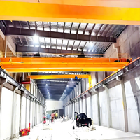 Grue à pont à double poutre de type européen NLH de qualité supérieure avec commande de fréquence variable, capacité 10t, 20t, 50t, 80t, 100 tonnes, avec chariot