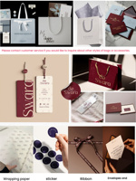 Nouveauté 2026 : Sacs d'emballage cadeau haut de gamme personnalisés avec logo estampé et poignées en ruban rose pour bijoux