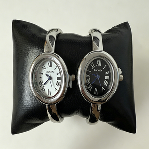 Nouvelles Montres Ovales Magnifiques pour Femmes et Filles, Simples, Argentées, Dorées, Mignonnes, à Quartz, Élégantes, Minimalistes, Bracelets de <span class=keywords><strong>Montre</strong></span> - Product Image 5