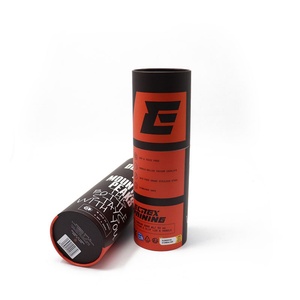 Recyclable Customized Design Cylinder Kraft Paper <b>Container</b> Serviceable Paper Tube Packaging for Wine Beverage - Product Image 3